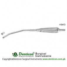 Yankauer Suction Tube Complete With Handle, 4 Tubes, Suction Tip and Tube Connector Stainless Steel, 31 cm - 12 1/4" 
